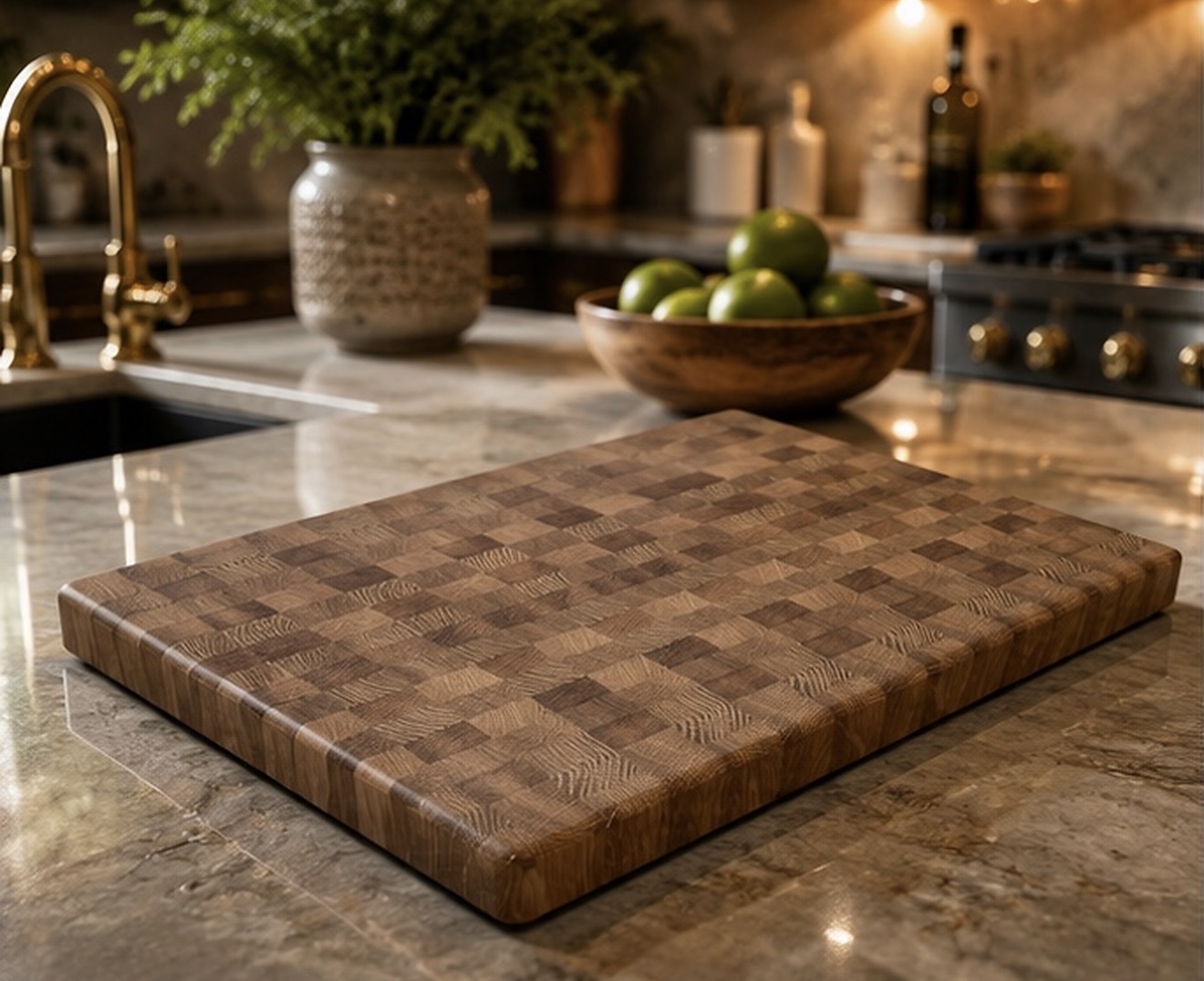 The Signature Collection end-grain cutting board