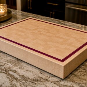 The Royal — Maple & Purpleheart End-Grain Cutting Board