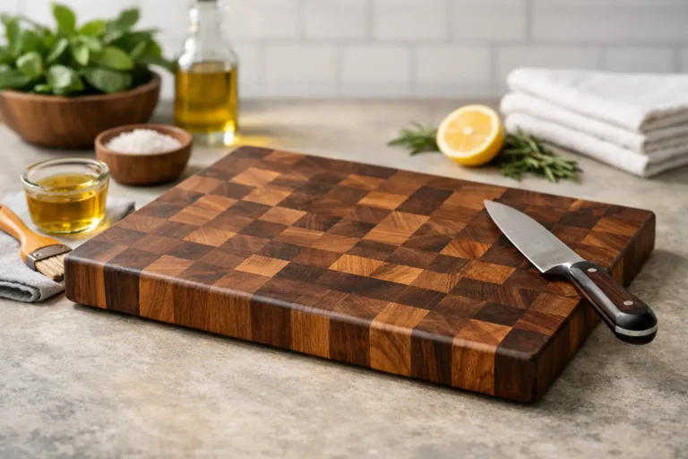 How to Care for an End Grain Cutting Board